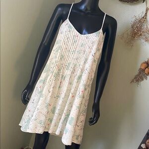 Sanctuary White Green and Pink Floral Dress